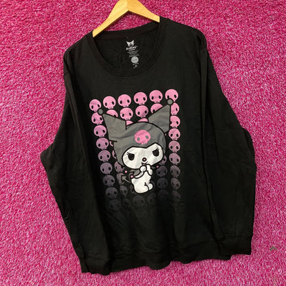 Kuromi skulls Crewneck sweater size 2X