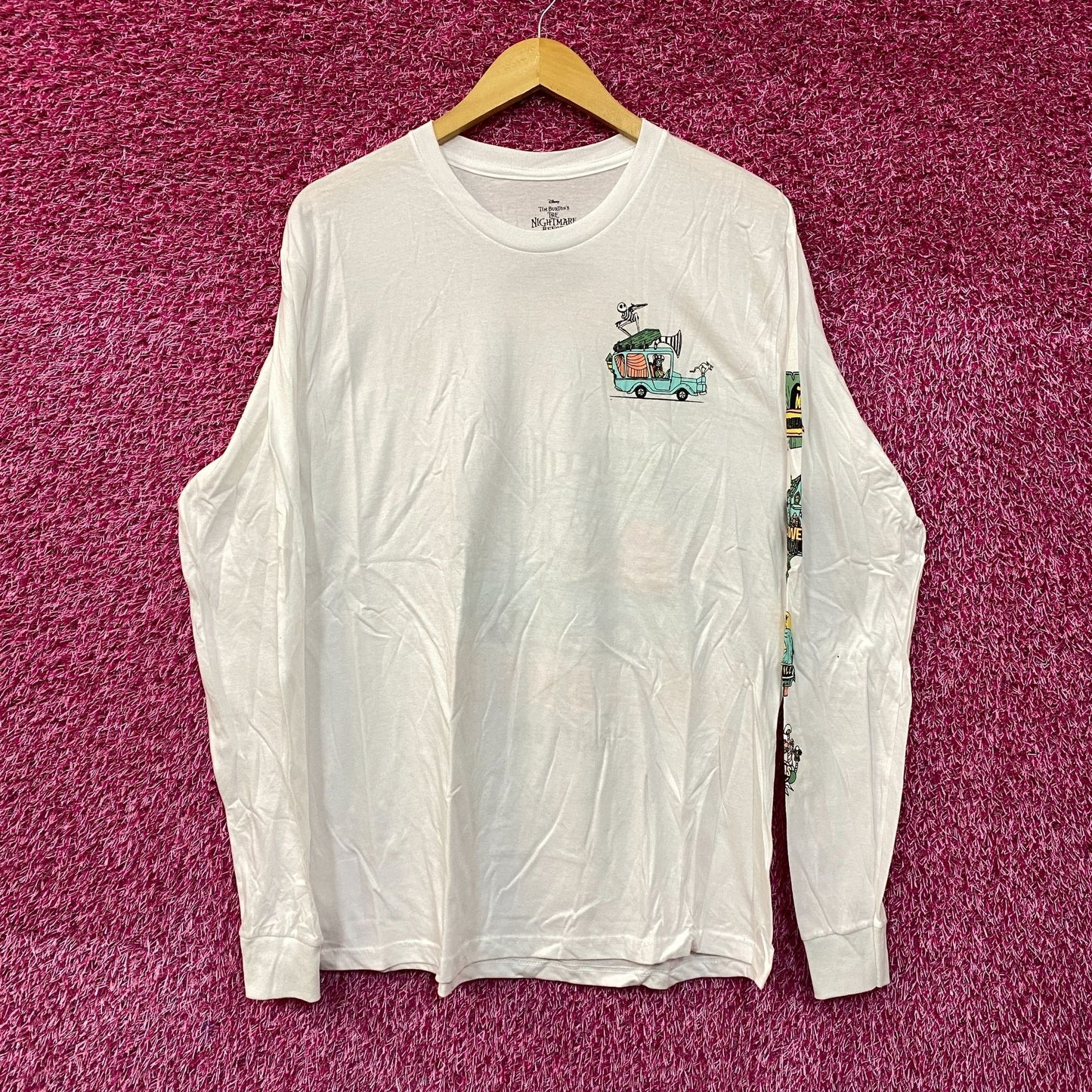 Tim Burton The Nightmare Before Christmas Highway To Halloween Long Sleeve Large