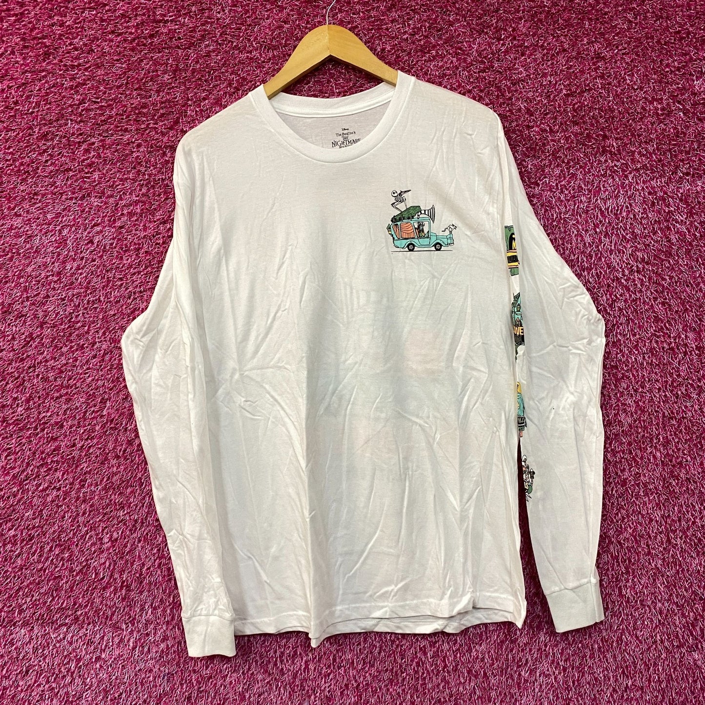 Tim Burton The Nightmare Before Christmas Highway To Halloween Long Sleeve Large