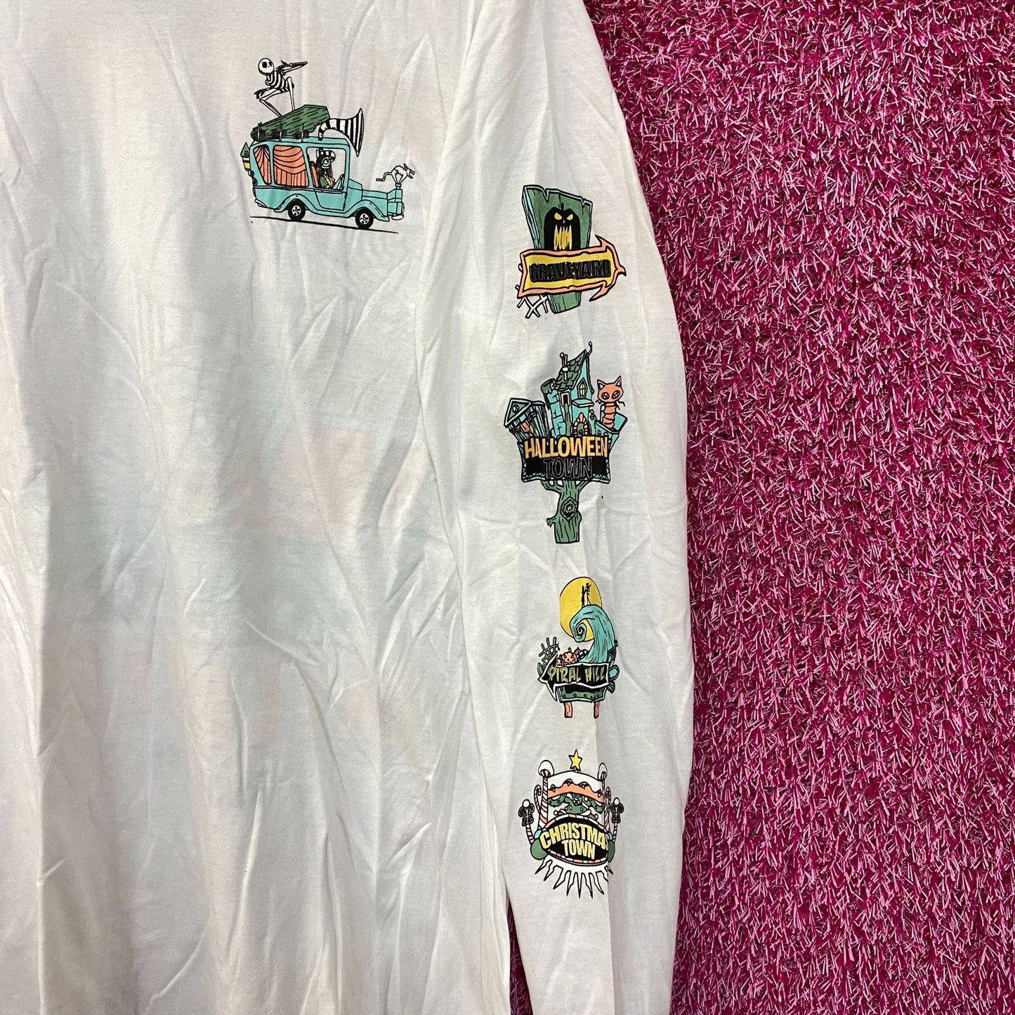 Tim Burton The Nightmare Before Christmas Highway To Halloween Long Sleeve Large