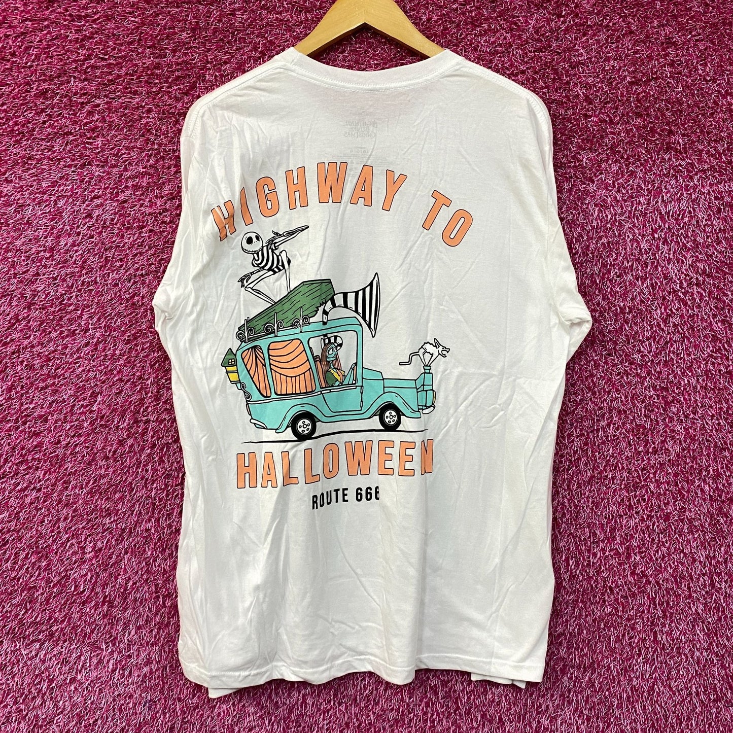 Tim Burton The Nightmare Before Christmas Highway To Halloween Long Sleeve Large