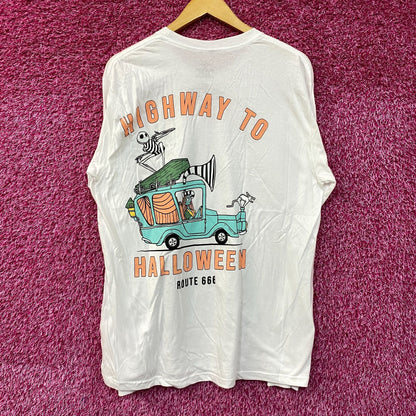 Tim Burton The Nightmare Before Christmas Highway To Halloween Long Sleeve Large