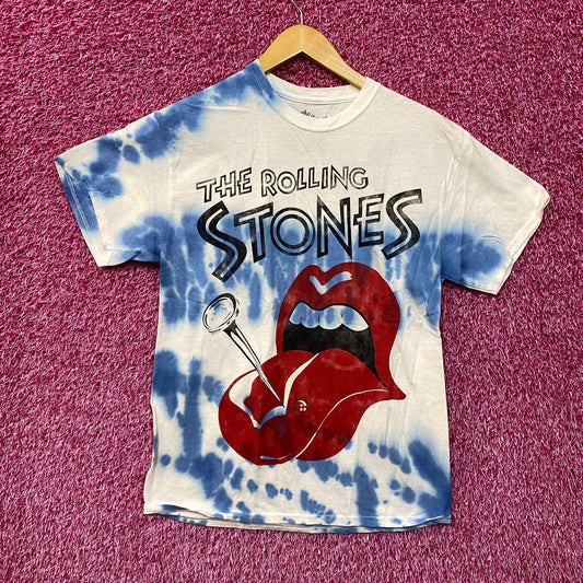 The Rolling Stones Nailed Hot Lips Rock Tie Dye S