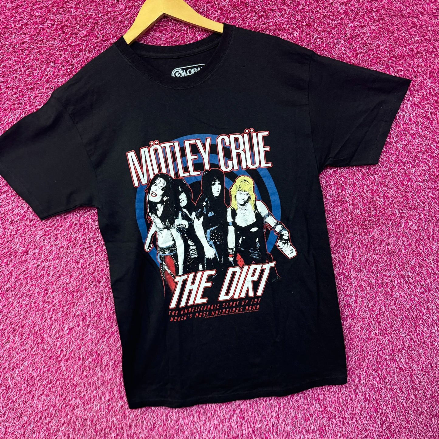 Motley Crue The Dirt Biopic Movie Promo Heavy Metal Tee M