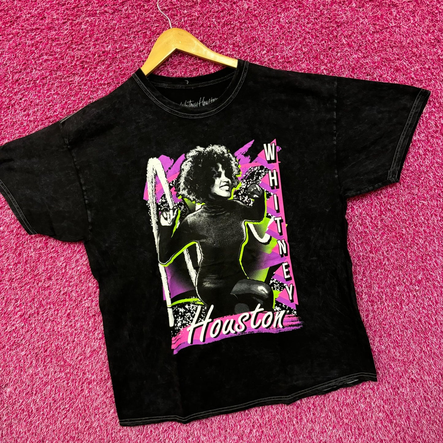 Whitney Houston I Wanna Dance with Somebody Dance Pop Tee XL