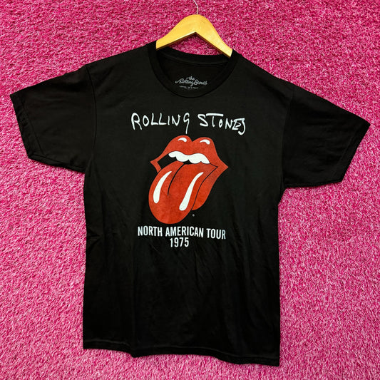 The Rolling Stones Hot Lips 1975 North American Tour Tee M