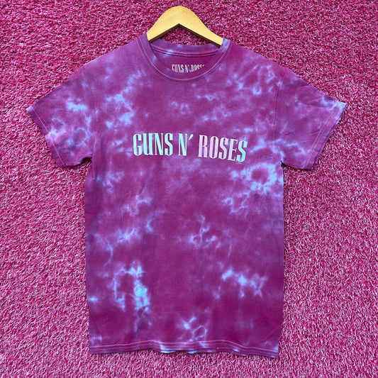 Guns N’ Roses Logo Rock Tie Dye Tshirt size Small
