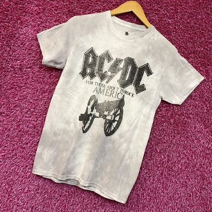 AcDc For Those About To Rock America Tie Dye Tshirt size Extra Small