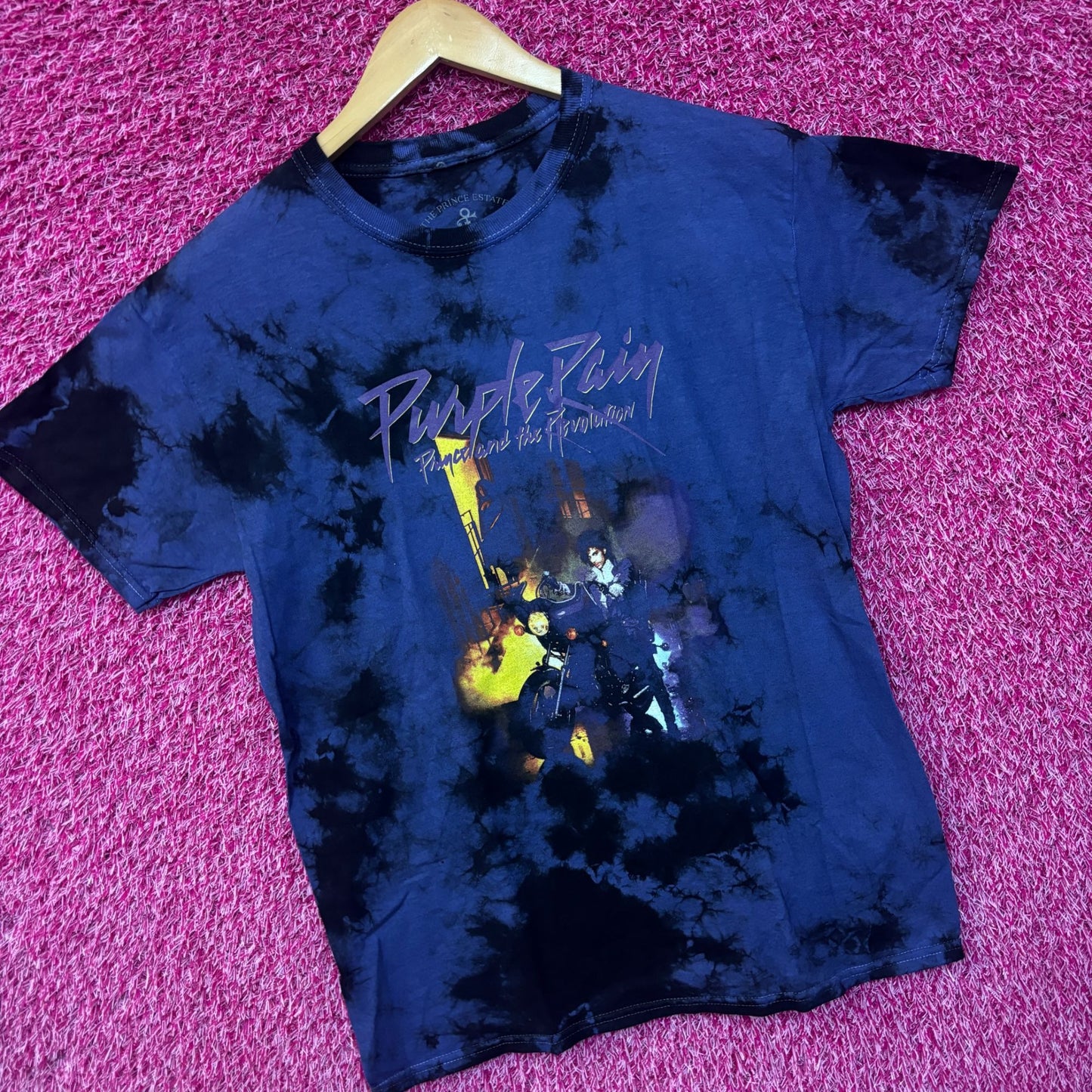 Prince the Revolution Purple Rain Album Funk Rock Tie Dye M