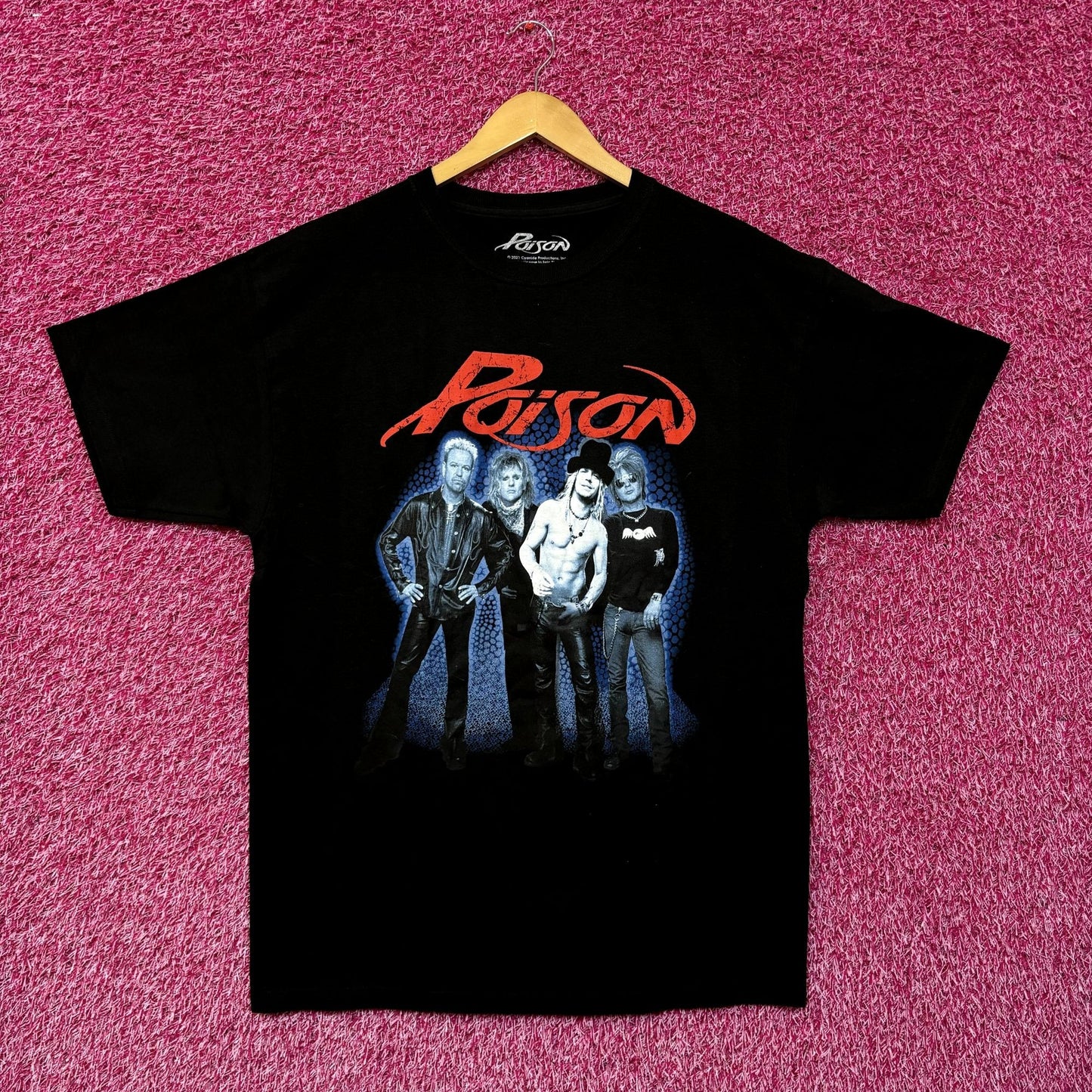 Poison Power to the People Heavy Metal Tee L