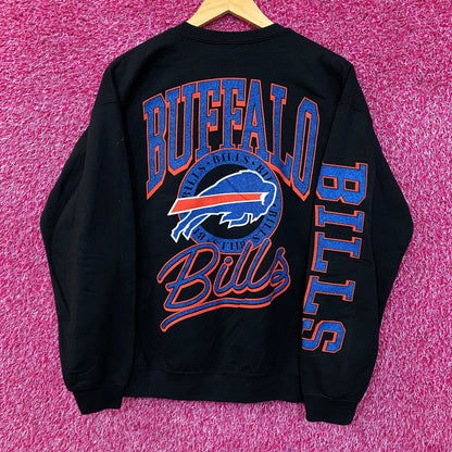 Junk Food Buffalo Bills Glitter Black Crewneck size small