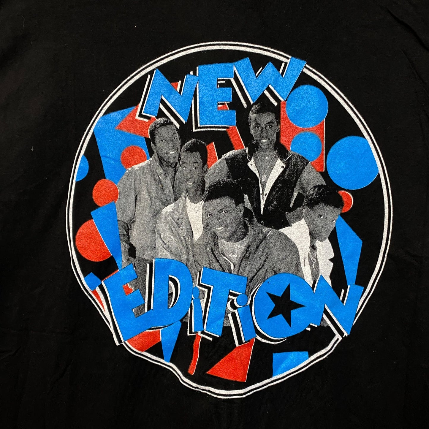New Edition Self-titled Album Art 2023 Legacy Tour Tee 2X