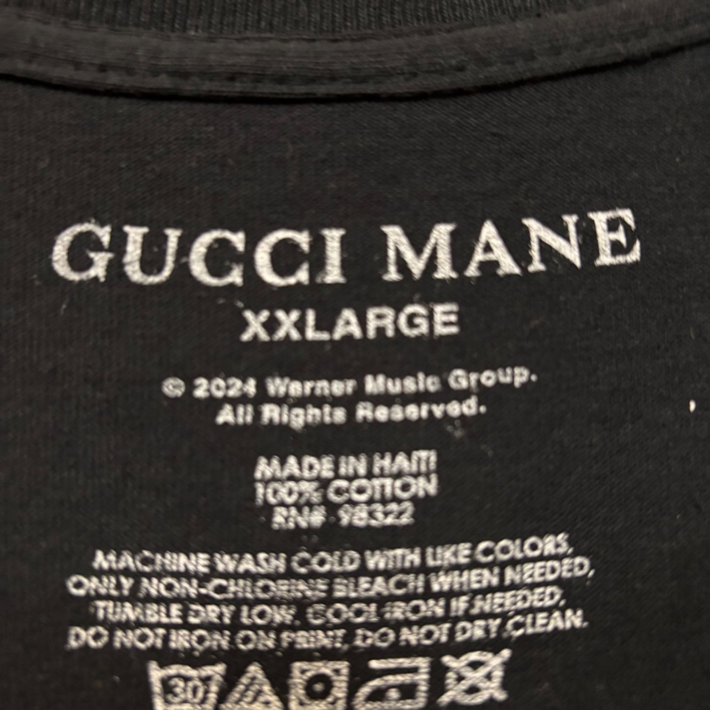 Gucci Mane Graphic Design T-Shirt XXL