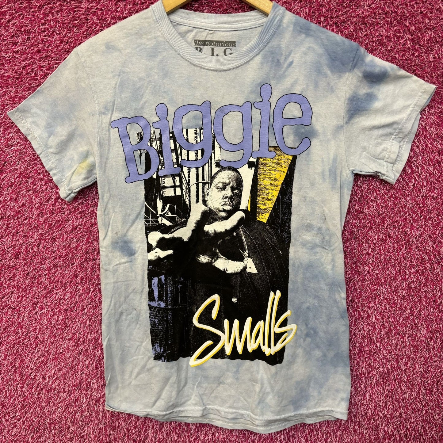 The Notorious B.I.G. Biggie Smalls Born Again Rap Tie Dye small
