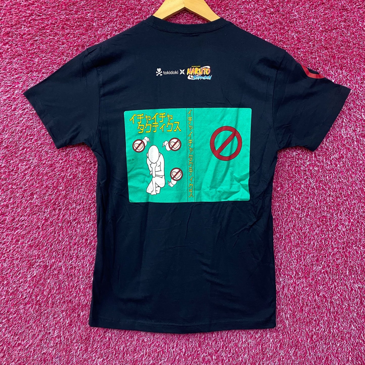 Tokidoki x Naruto Shippuden Kakashi Icha Icha Book T-Shirt Small