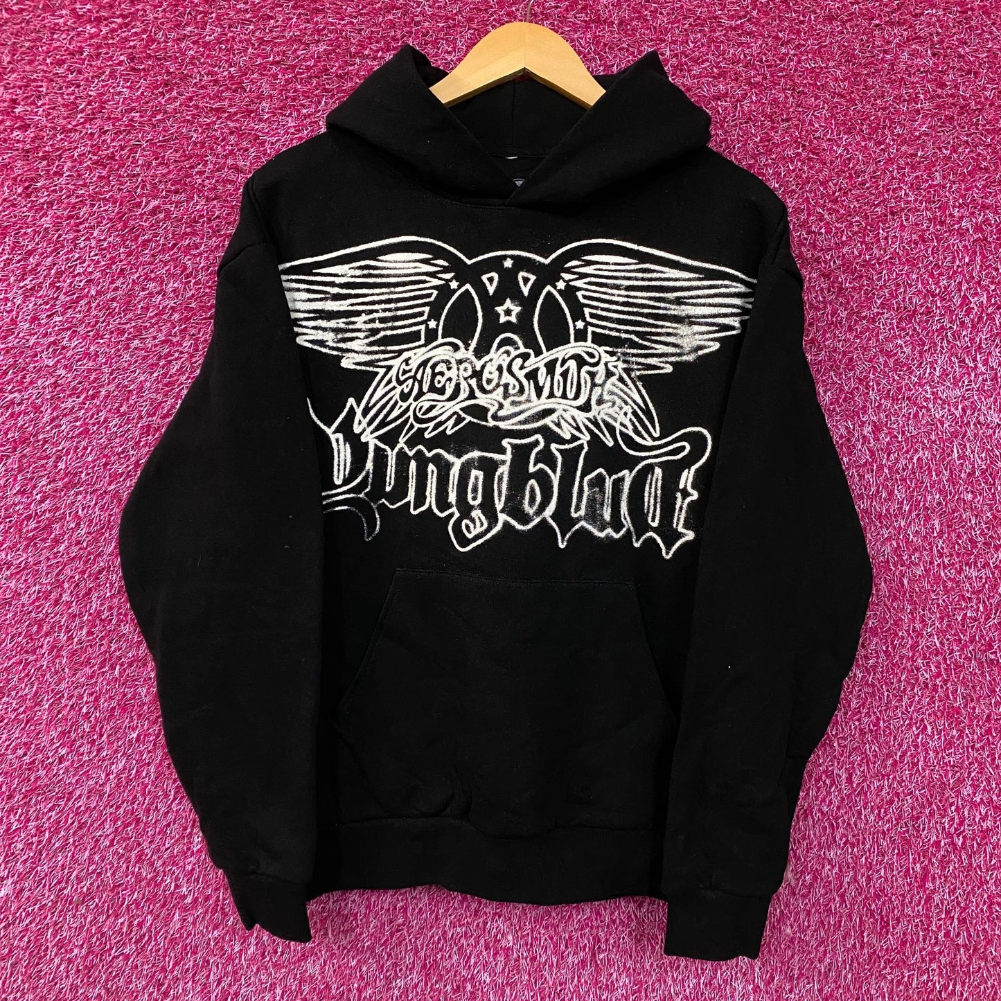 Aerosmith & YUNGBLUD "One More Time" My Only Angel Hoodie Small