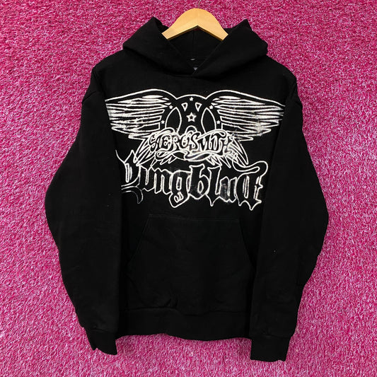 Aerosmith & YUNGBLUD "One More Time" My Only Angel Hoodie Small