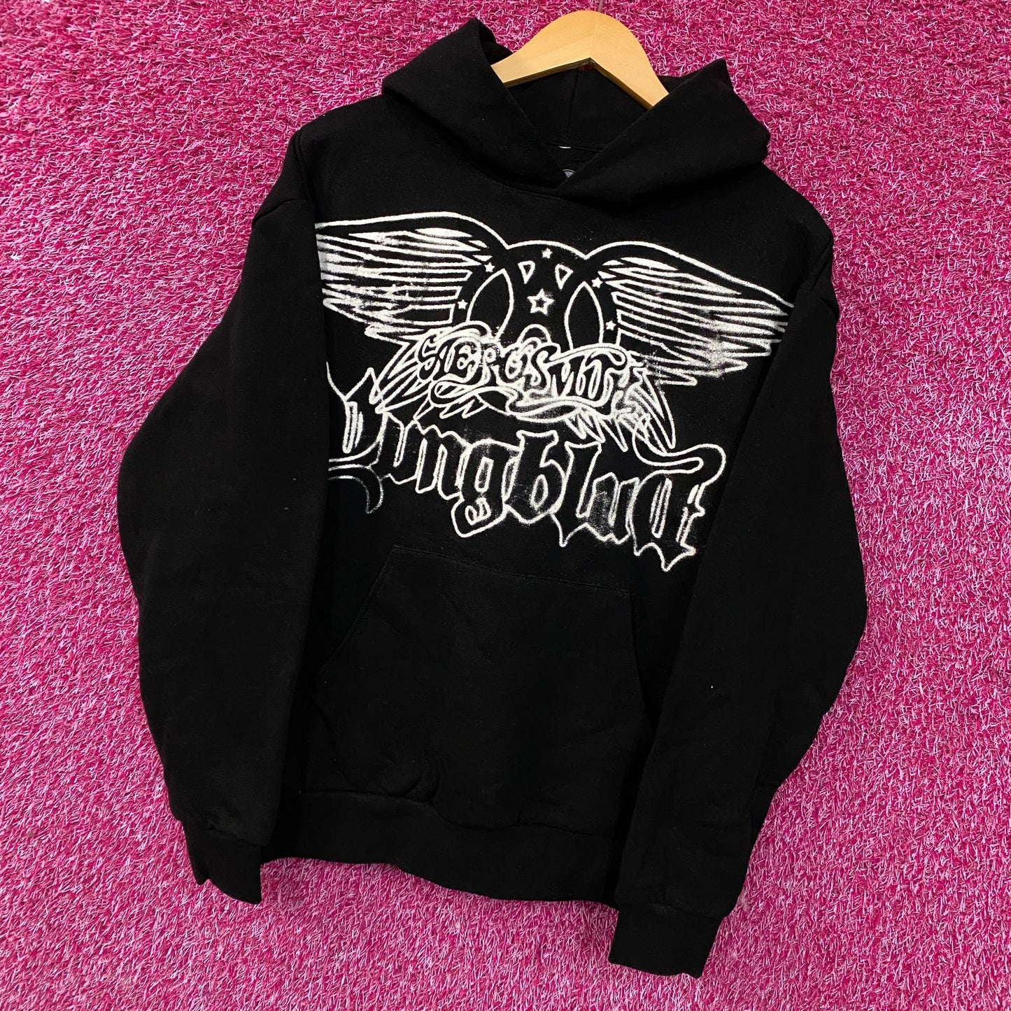 Aerosmith & YUNGBLUD "One More Time" My Only Angel Hoodie Small