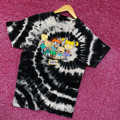 Rugrats Angelica & the Babies Nickelodeon Cartoon Tie Dye L