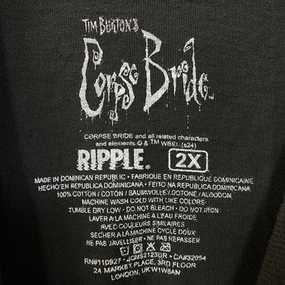 Tim Burton's Corpse Bride Emily The Corpse Bride Tee 2XL