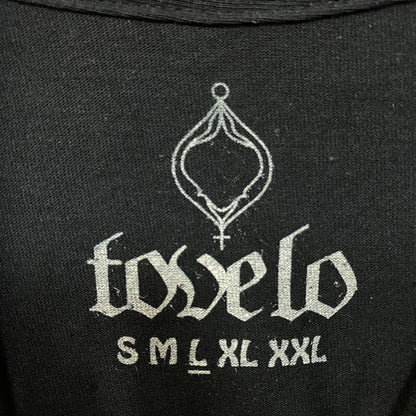 Tove Lo Attention Pink Lettering Black T-Shirt Large