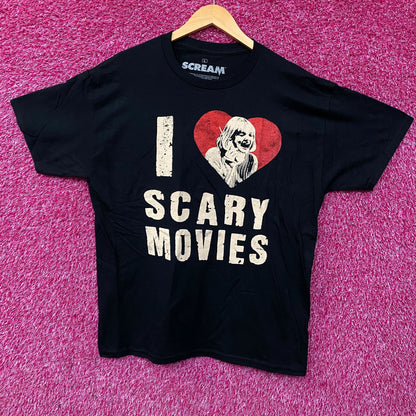 Scream "I Heart Scary Movies" Casey Becker Scream Heart Graphic T-Shirt Large