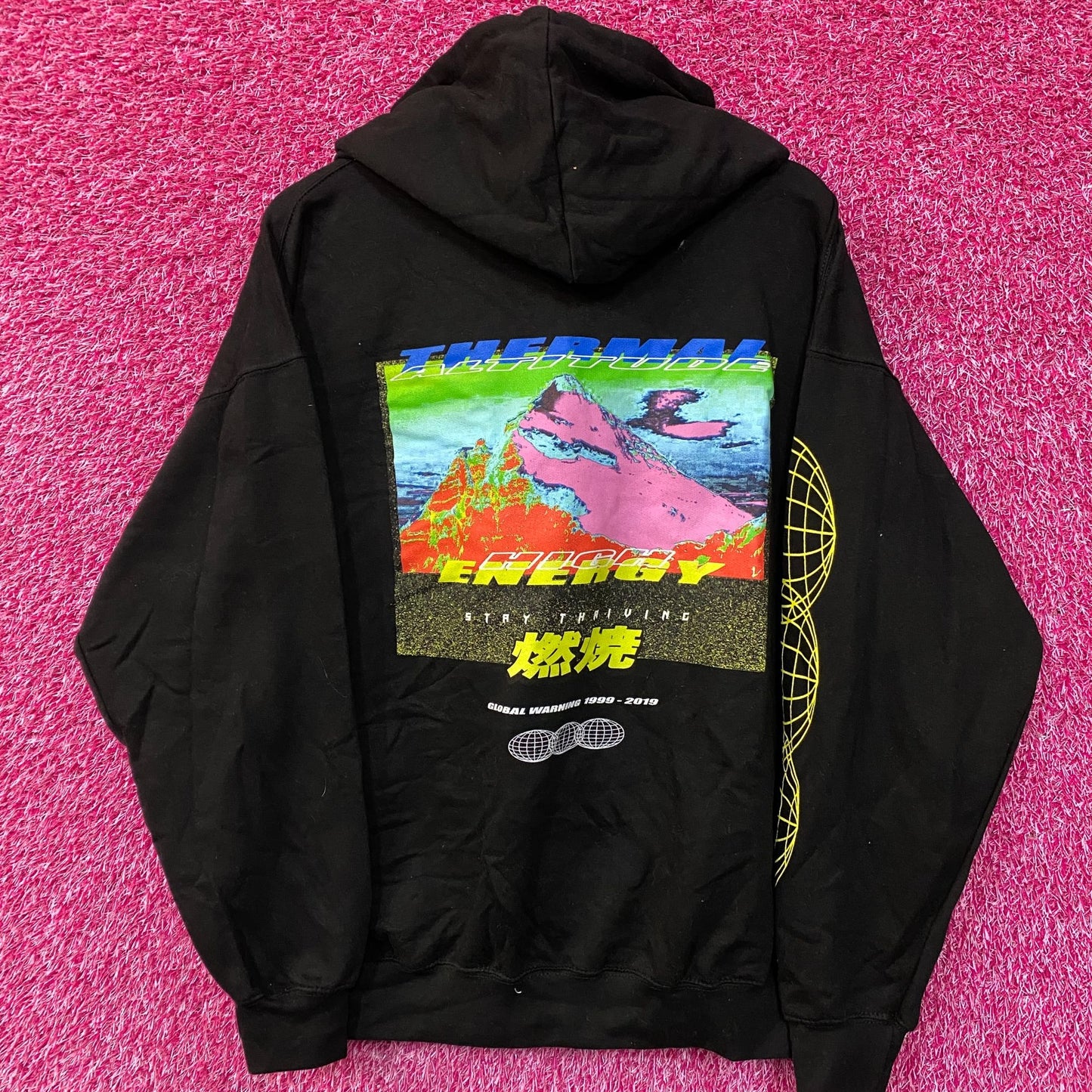 Fashion Nova High Energy Graphic Hoodie Medium