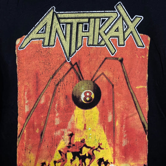 Anthrax Volume 8 The Threat is Real Heavy Metal Band T-Shirt Small