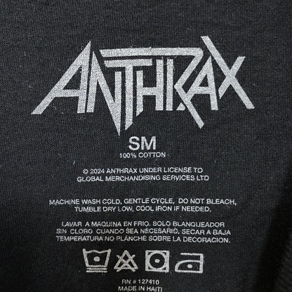 Anthrax Volume 8 The Threat is Real Heavy Metal Band T-Shirt Small