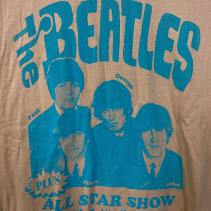 Junk Food Clothing The Beatles All-Star Show Vintage Style Tee Large