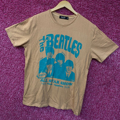 Junk Food Clothing The Beatles All-Star Show Vintage Style Tee Large