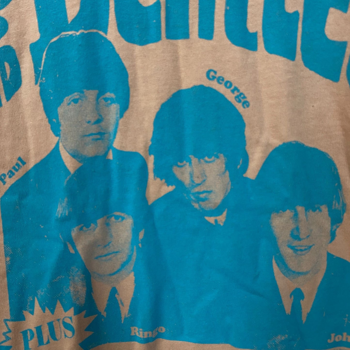 Junk Food Clothing The Beatles All-Star Show Vintage Style Tee Large