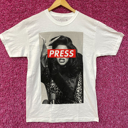 Cardi B Press rap Tshirt size Medium