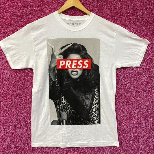 Cardi B Press rap Tshirt size Medium