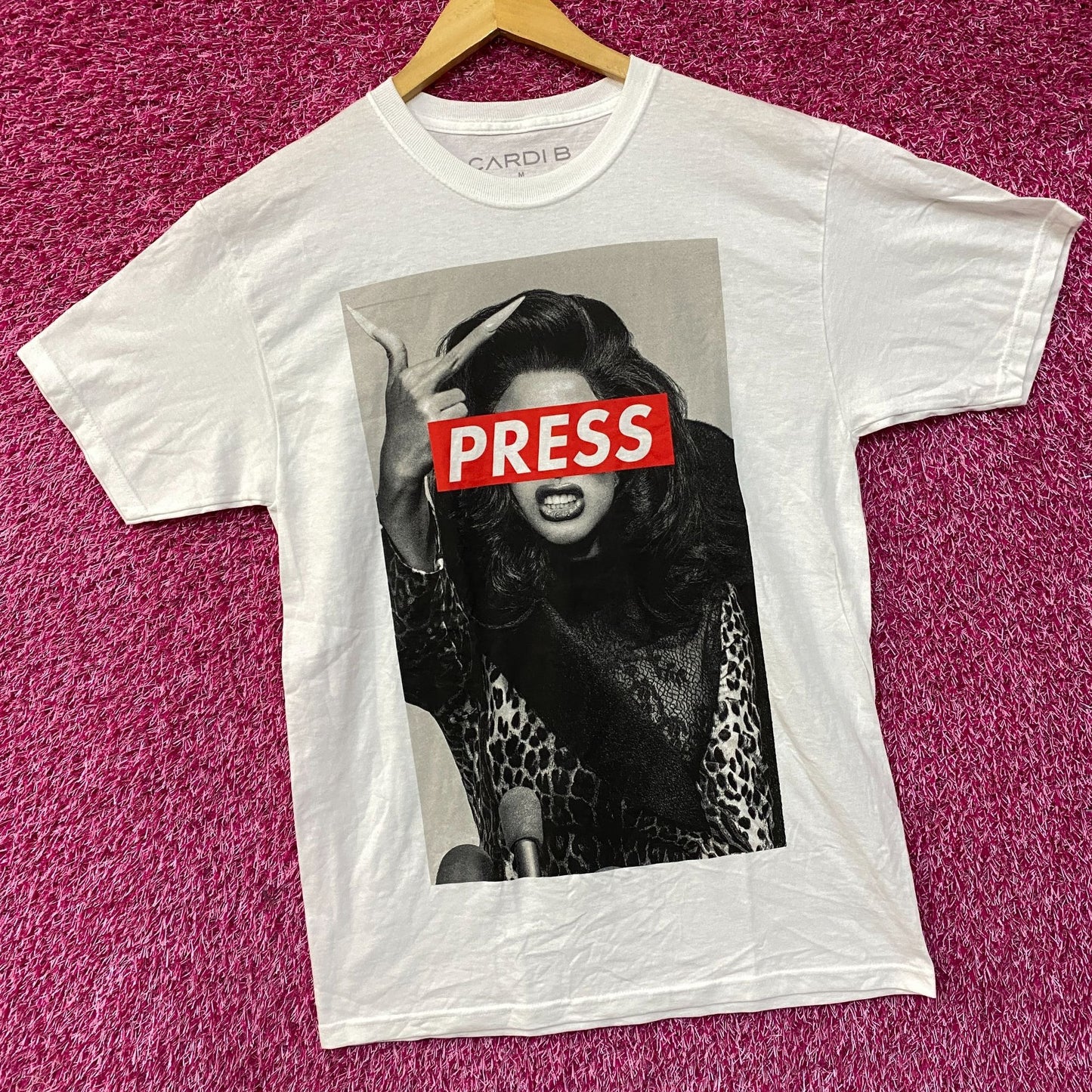 Cardi B Press rap Tshirt size Medium
