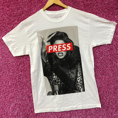 Cardi B Press rap Tshirt size Medium