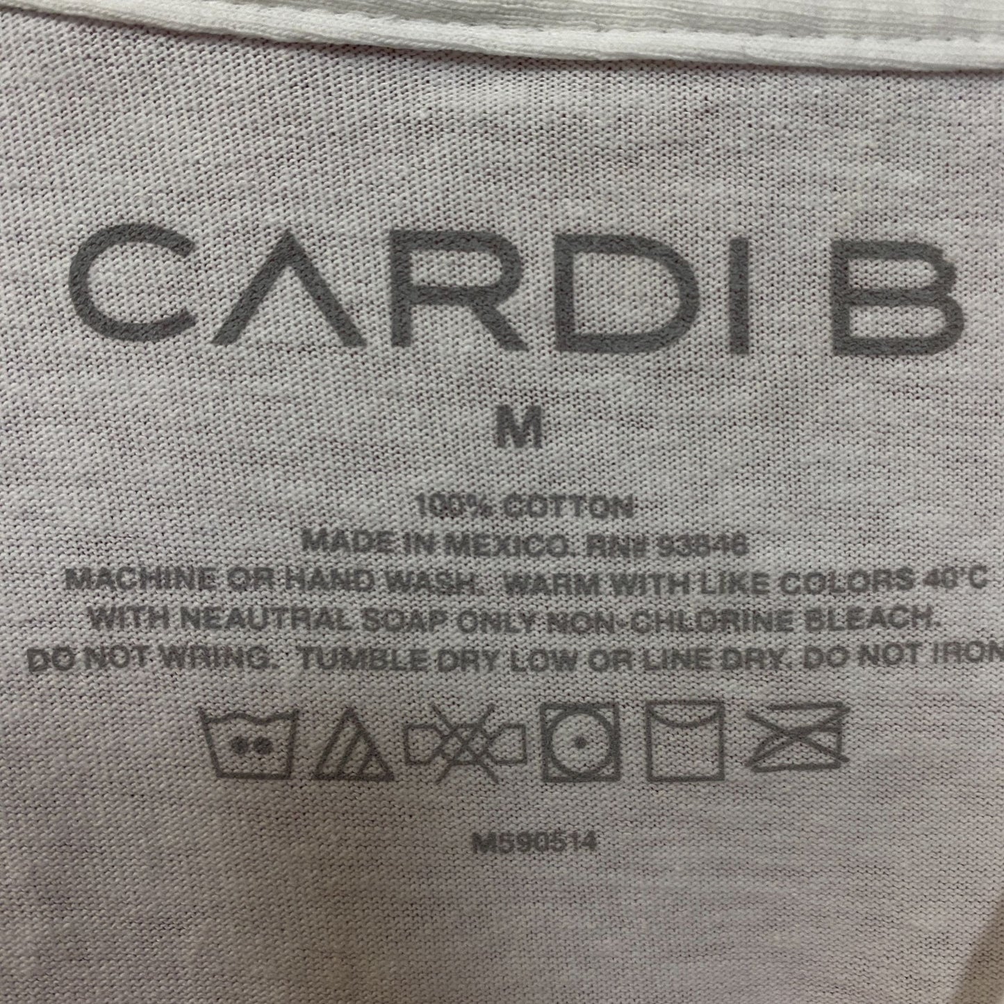 Cardi B Press rap Tshirt size Medium