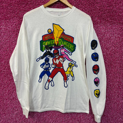 Mighty morphing power rangers long sleeve tshirt size small