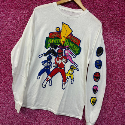Mighty morphing power rangers long sleeve tshirt size small