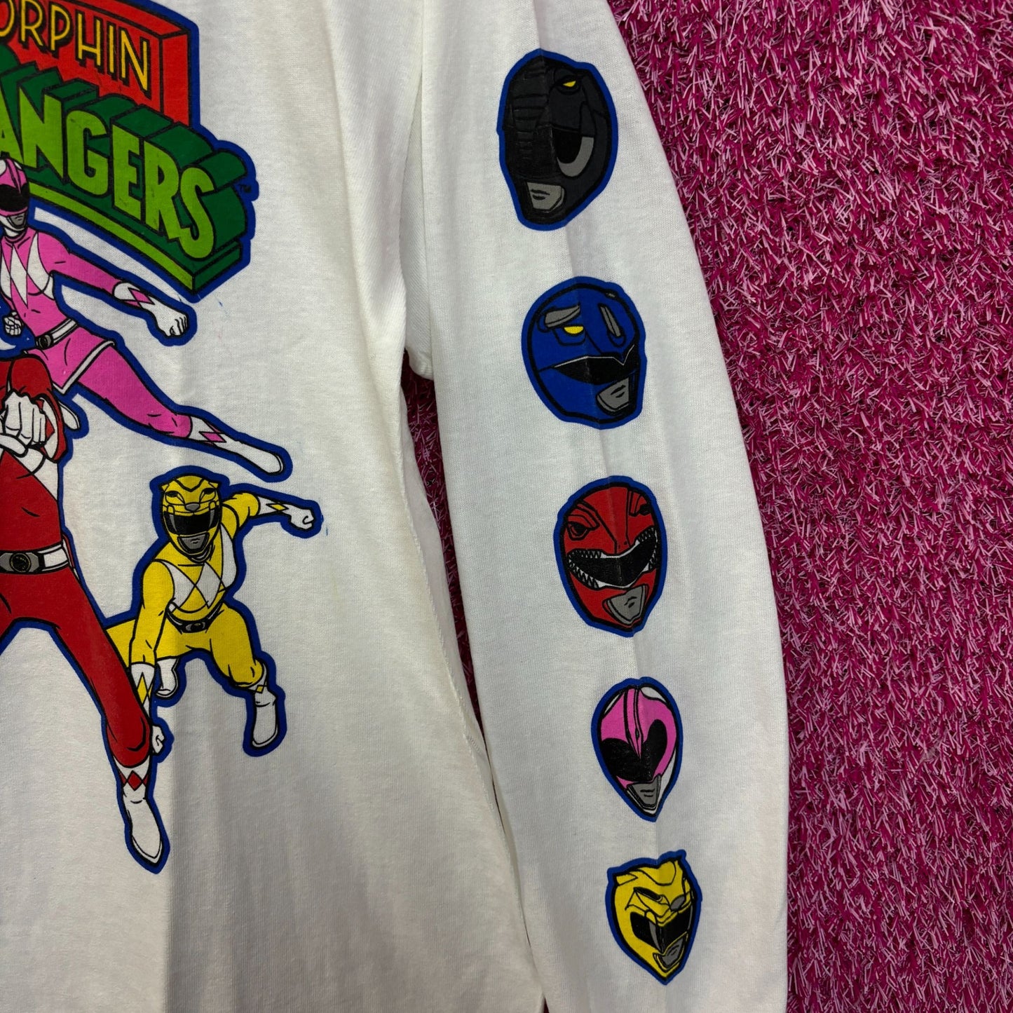 Mighty morphing power rangers long sleeve tshirt size small