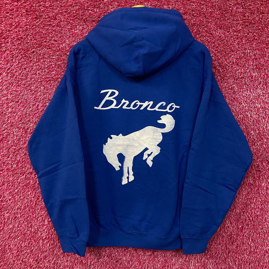 Junk Food Ford Bronco Classic Logo Pullover Hoodie Small