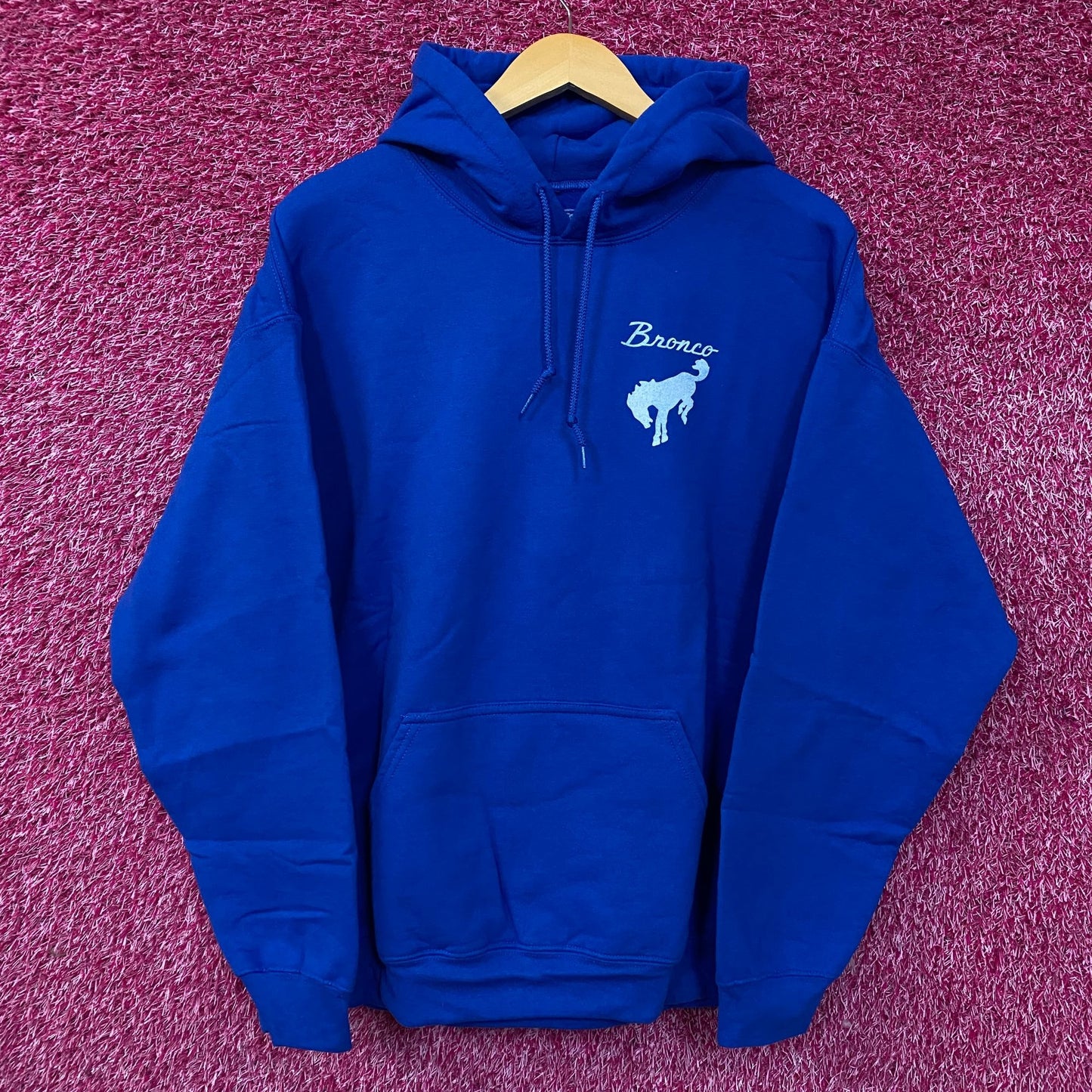 Junk Food Ford Bronco Classic Logo Pullover Hoodie Small