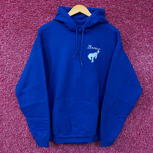 Junk Food Ford Bronco Classic Logo Pullover Hoodie Small