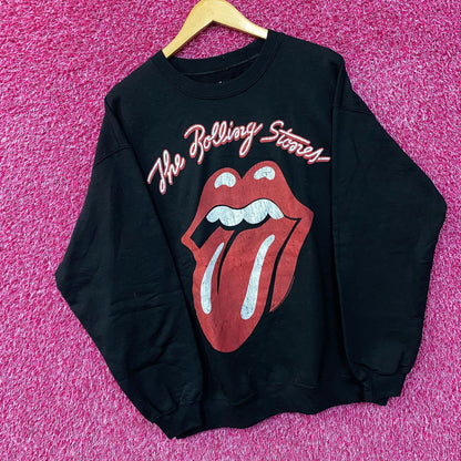 The Rolling Stones Hot Lips Rock Band Sweatshirt Large