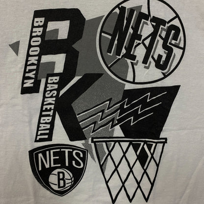 Brooklyn Nets 90s Style crop top size Medium