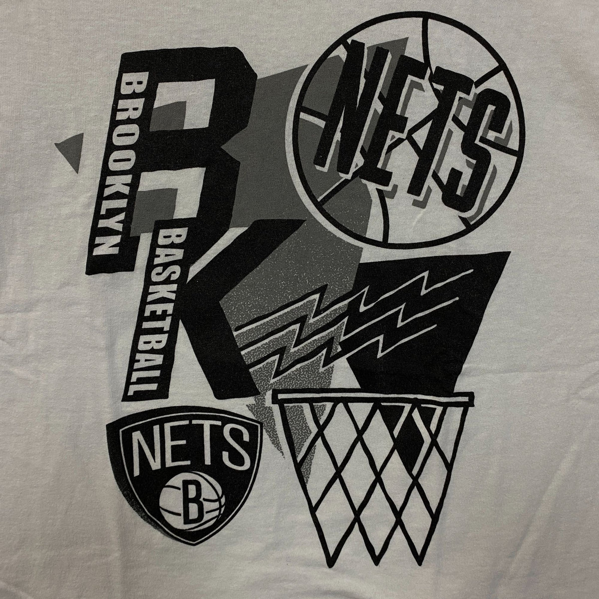 Brooklyn Nets 90s Style crop top size Medium
