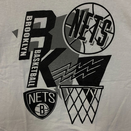 Brooklyn Nets 90s Style crop top size Medium