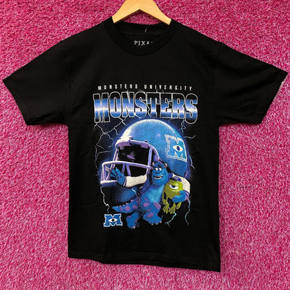 Disney Pixar Monsters University Football Helmet T-Shirt Small