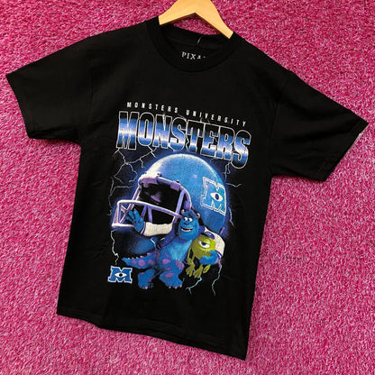Disney Pixar Monsters University Football Helmet T-Shirt Small