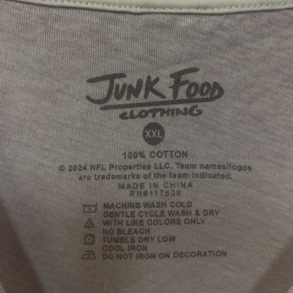 Junk Food Clothing NFL San Francisco 49ers Football Cropped Sleeveless T-Shirt 2XL